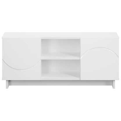 vidaXL TV Stand 90 x 34.5 x 40 cm White Engineered Wood 4
