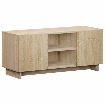 vidaXL TV Stand 90 x 34.5 x 40 cm Sonoma Oak Engineered Wood 2