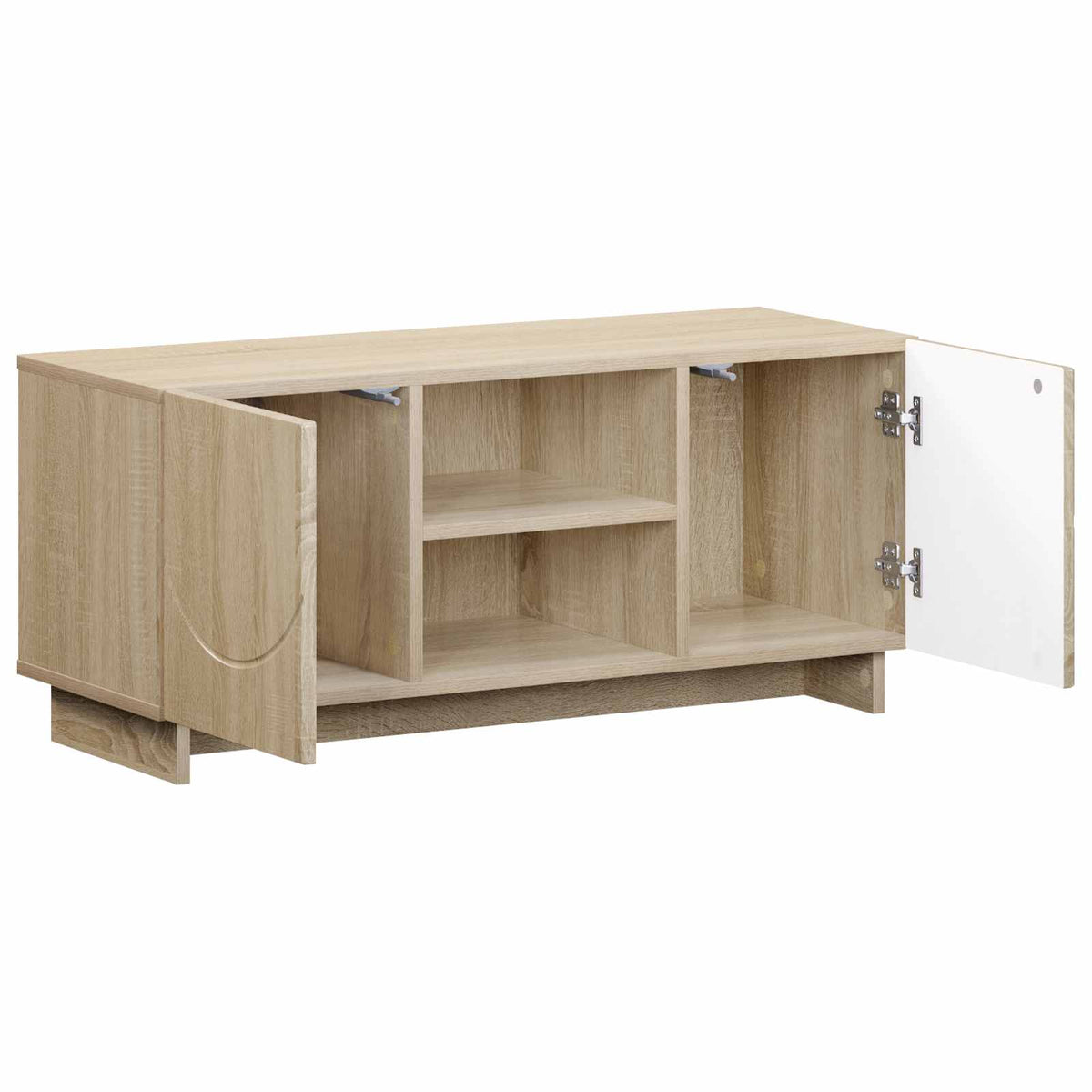 vidaXL TV Stand 90 x 34.5 x 40 cm Sonoma Oak Engineered Wood 3