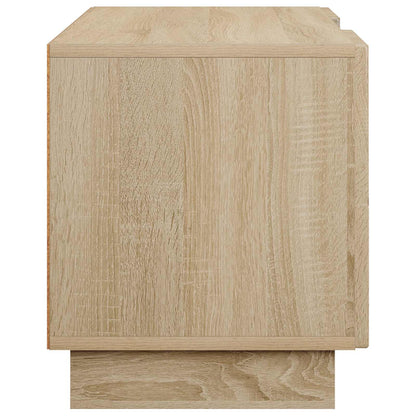 vidaXL TV Stand 90 x 34.5 x 40 cm Sonoma Oak Engineered Wood 5