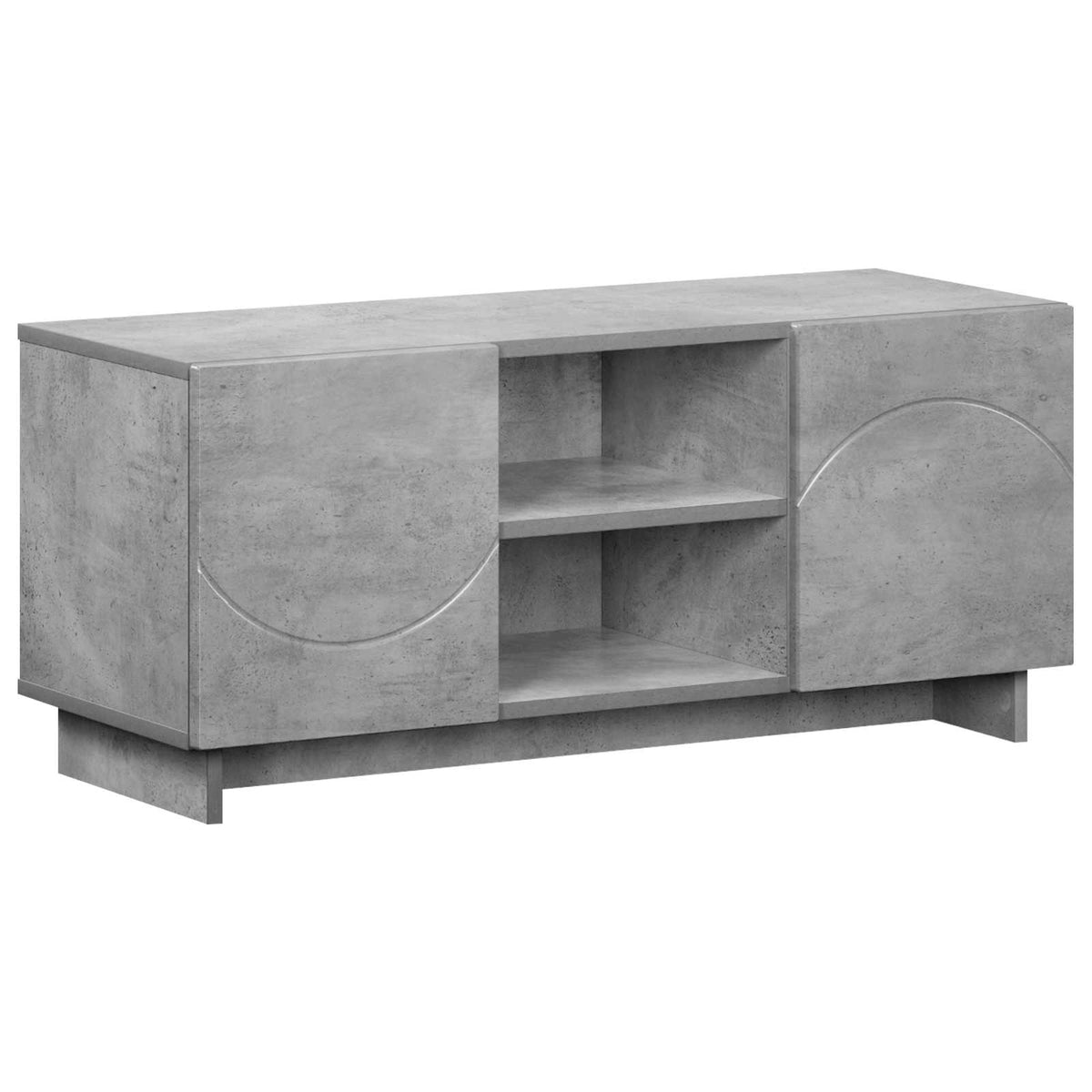 vidaXL TV Stand 90 x 34.5 x 40 cm Concrete Grey Engineered Wood 2