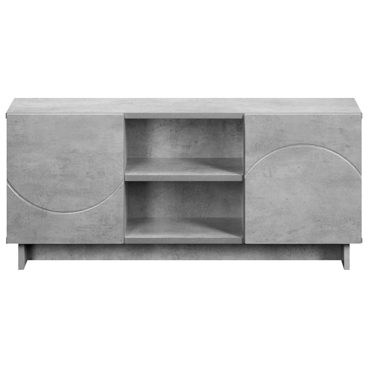 vidaXL TV Stand 90 x 34.5 x 40 cm Concrete Grey Engineered Wood 4