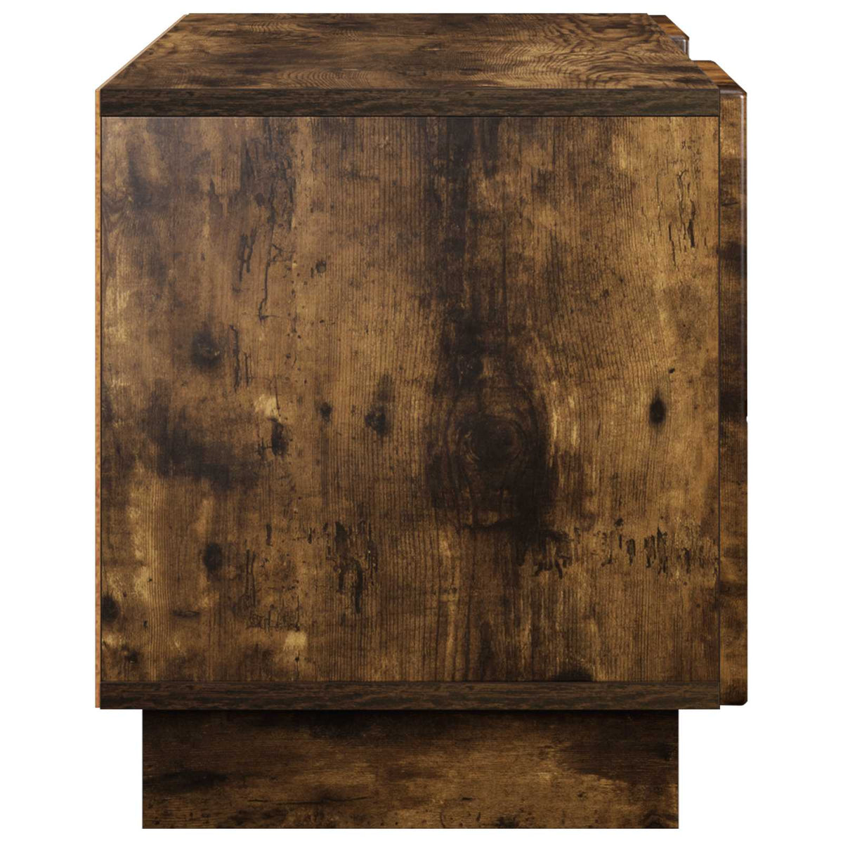 vidaXL TV Stand 90 x 34.5 x 40 cm Smoked Oak Engineered Wood 5