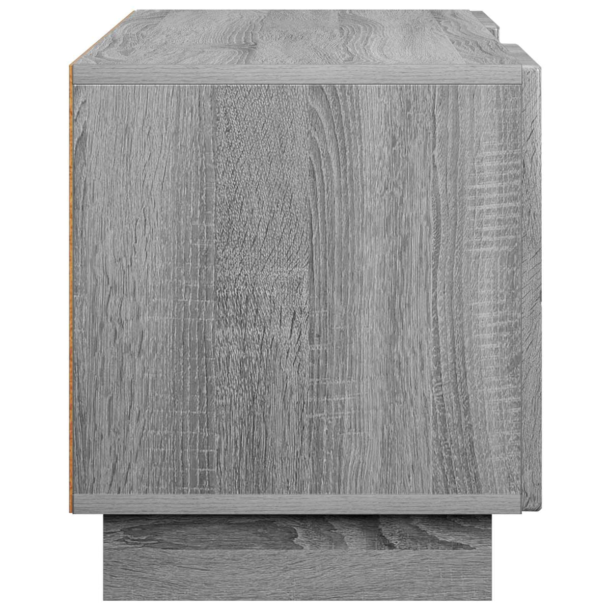 vidaXL TV Stand 90 x 34.5 x 40 cm Grey Sonoma Engineered Wood 5