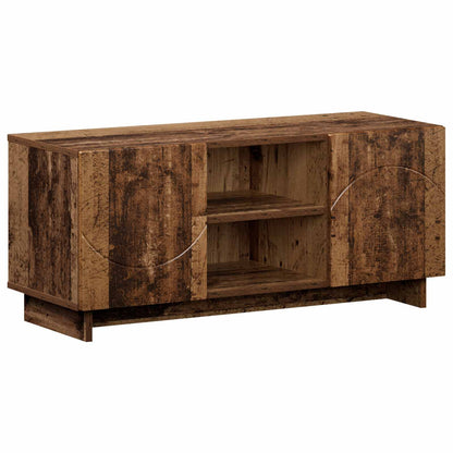 vidaXL TV Stand 90 x 34.5 x 40 cm Old Wood Engineered Wood 2