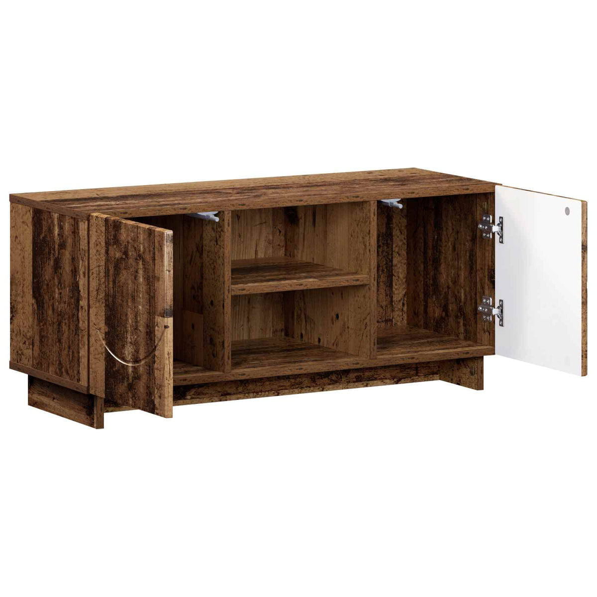 vidaXL TV Stand 90 x 34.5 x 40 cm Old Wood Engineered Wood 3