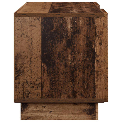 vidaXL TV Stand 90 x 34.5 x 40 cm Old Wood Engineered Wood 5