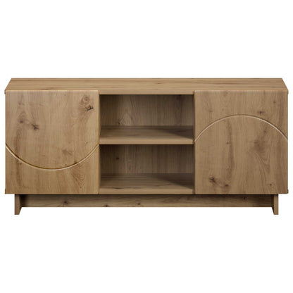 vidaXL TV Stand 90 x 34.5 x 40 cm Artisan Oak Engineered Wood 4