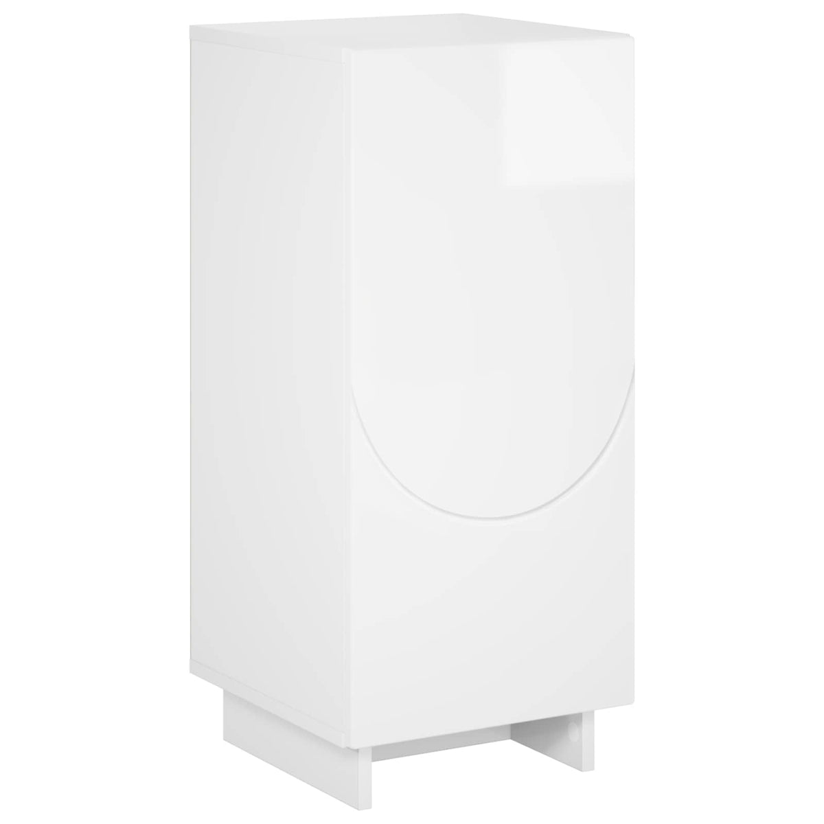 vidaXL Sideboard High Gloss White 33.5 x 34.5 x 75 cm Engineered Wood 2