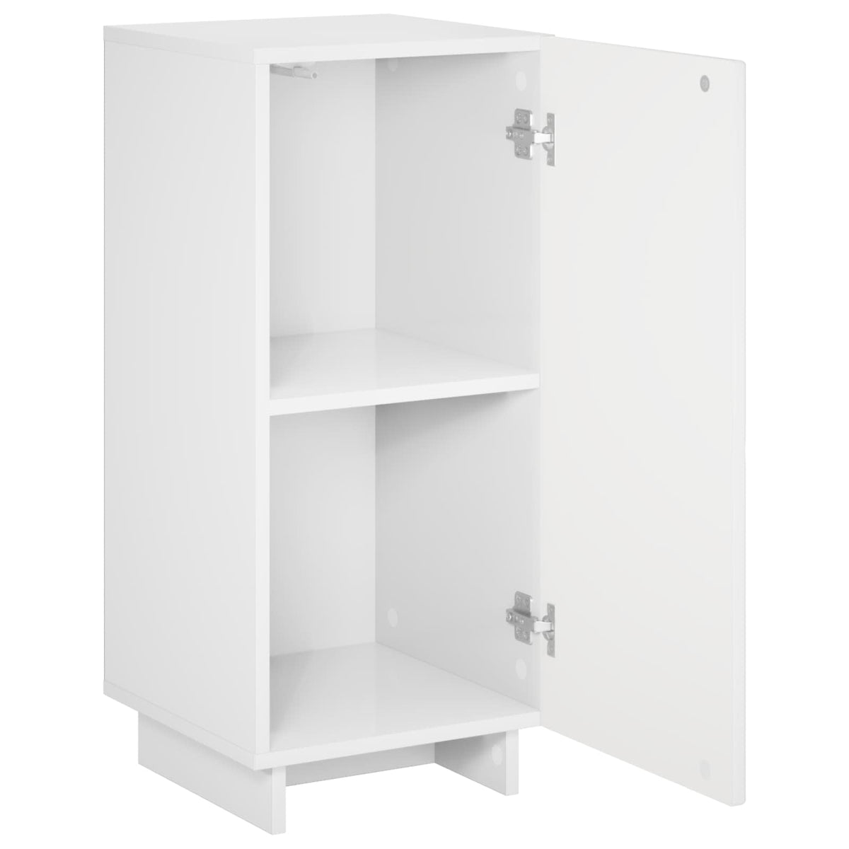 vidaXL Sideboard High Gloss White 33.5 x 34.5 x 75 cm Engineered Wood 3