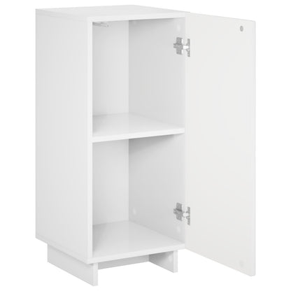 vidaXL Sideboard High Gloss White 33.5 x 34.5 x 75 cm Engineered Wood 3