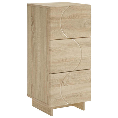 vidaXL Sideboard Sonoma Oak 33.5 x 34.5 x 75 cm Engineered Wood 2