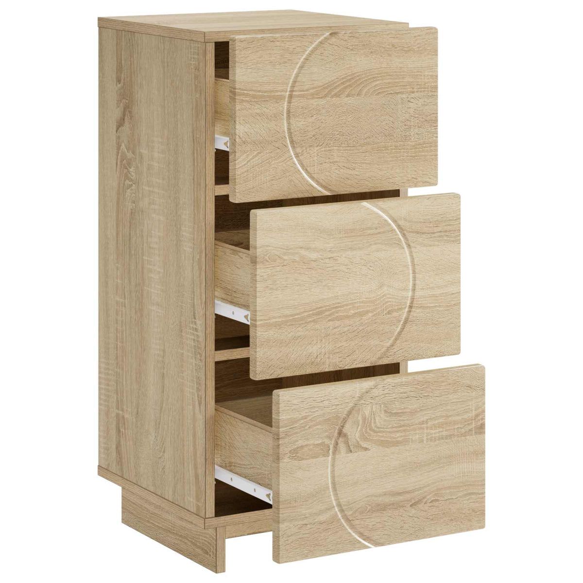 vidaXL Sideboard Sonoma Oak 33.5 x 34.5 x 75 cm Engineered Wood 3