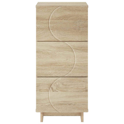 vidaXL Sideboard Sonoma Oak 33.5 x 34.5 x 75 cm Engineered Wood 4