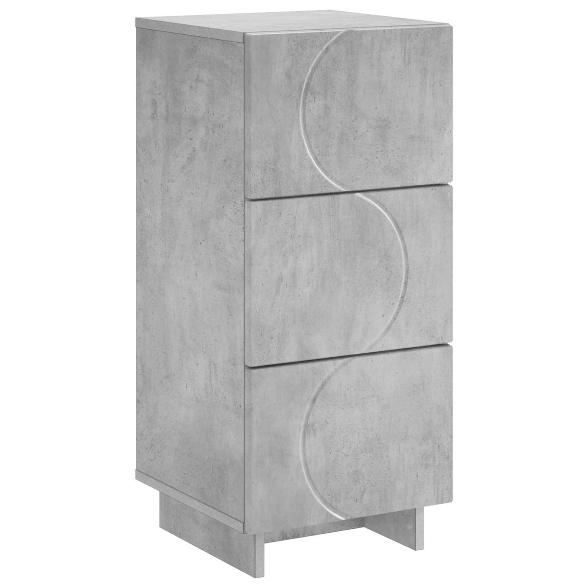vidaXL Sideboard Concrete Grey 33.5 x 34.5 x 75 cm Engineered Wood 2