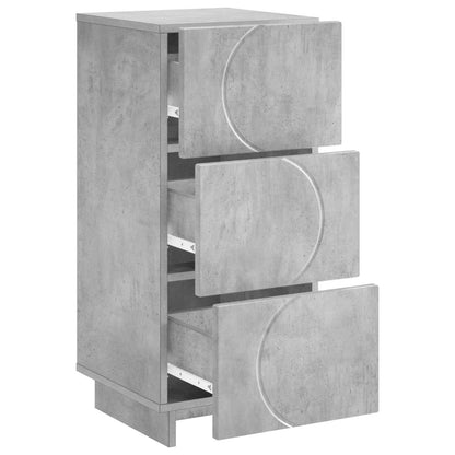 vidaXL Sideboard Concrete Grey 33.5 x 34.5 x 75 cm Engineered Wood 3
