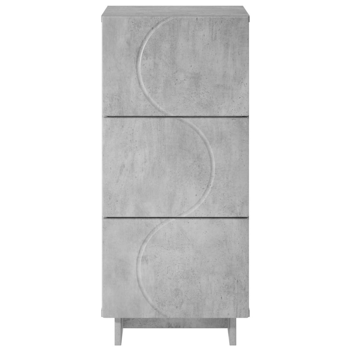 vidaXL Sideboard Concrete Grey 33.5 x 34.5 x 75 cm Engineered Wood 4