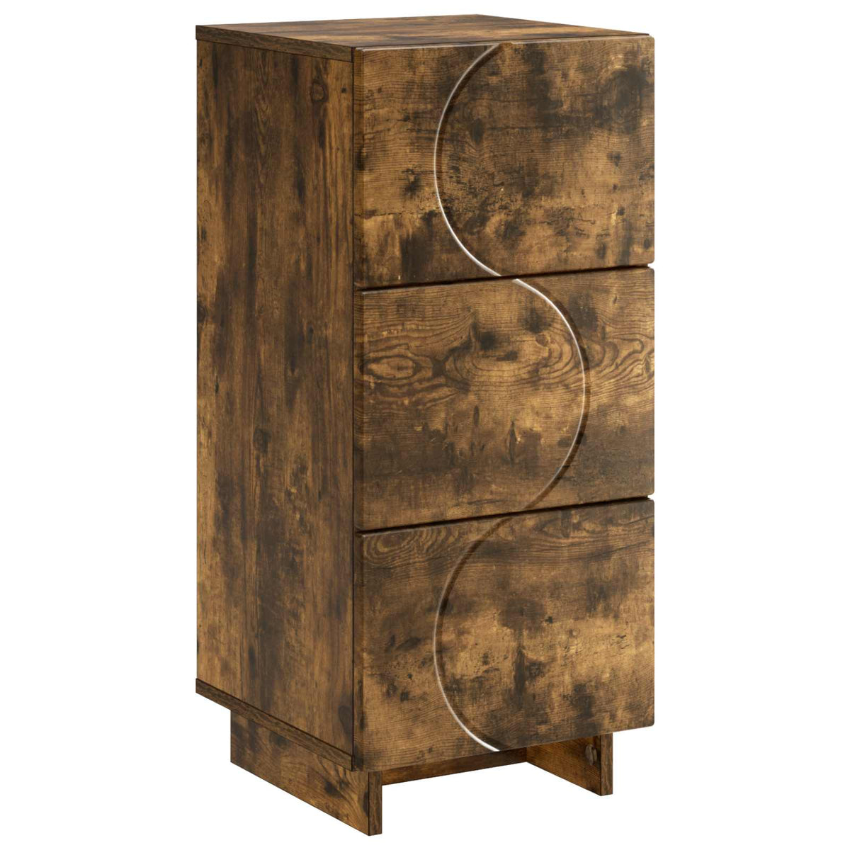 vidaXL Sideboard Smoked Oak 33.5 x 34.5 x 75 cm Engineered Wood 2
