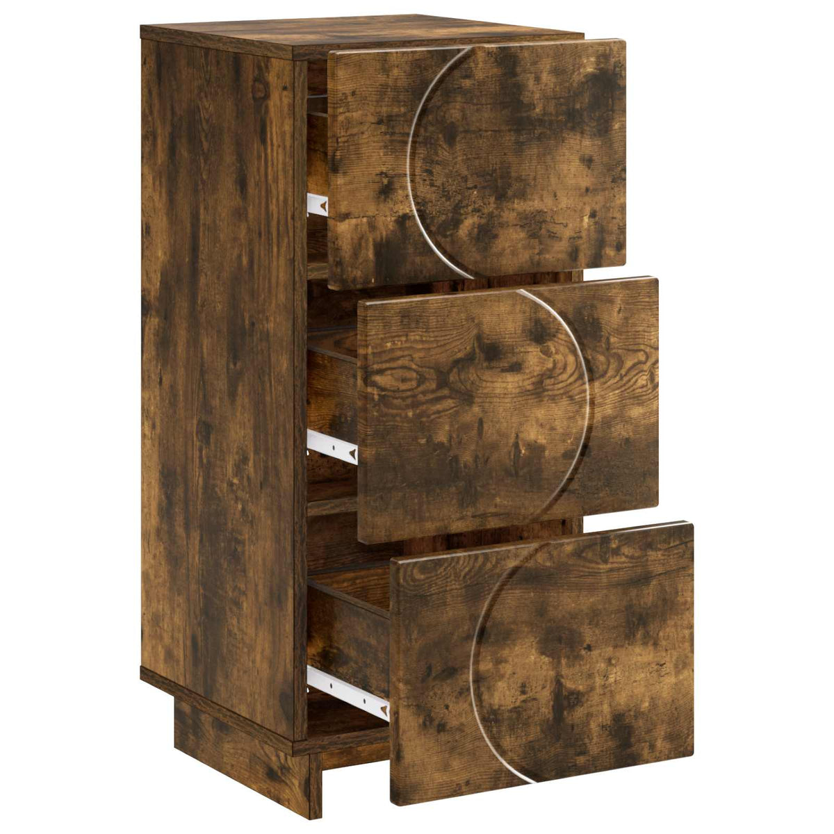 vidaXL Sideboard Smoked Oak 33.5 x 34.5 x 75 cm Engineered Wood 3