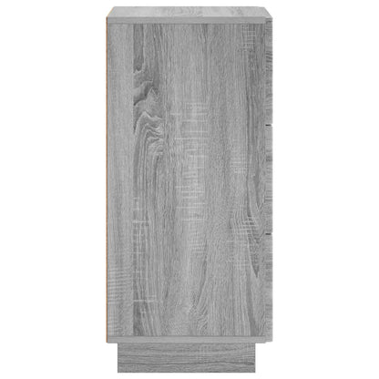 vidaXL Sideboard Grey Sonoma 33.5 x 34.5 x 75 cm Engineered Wood 5