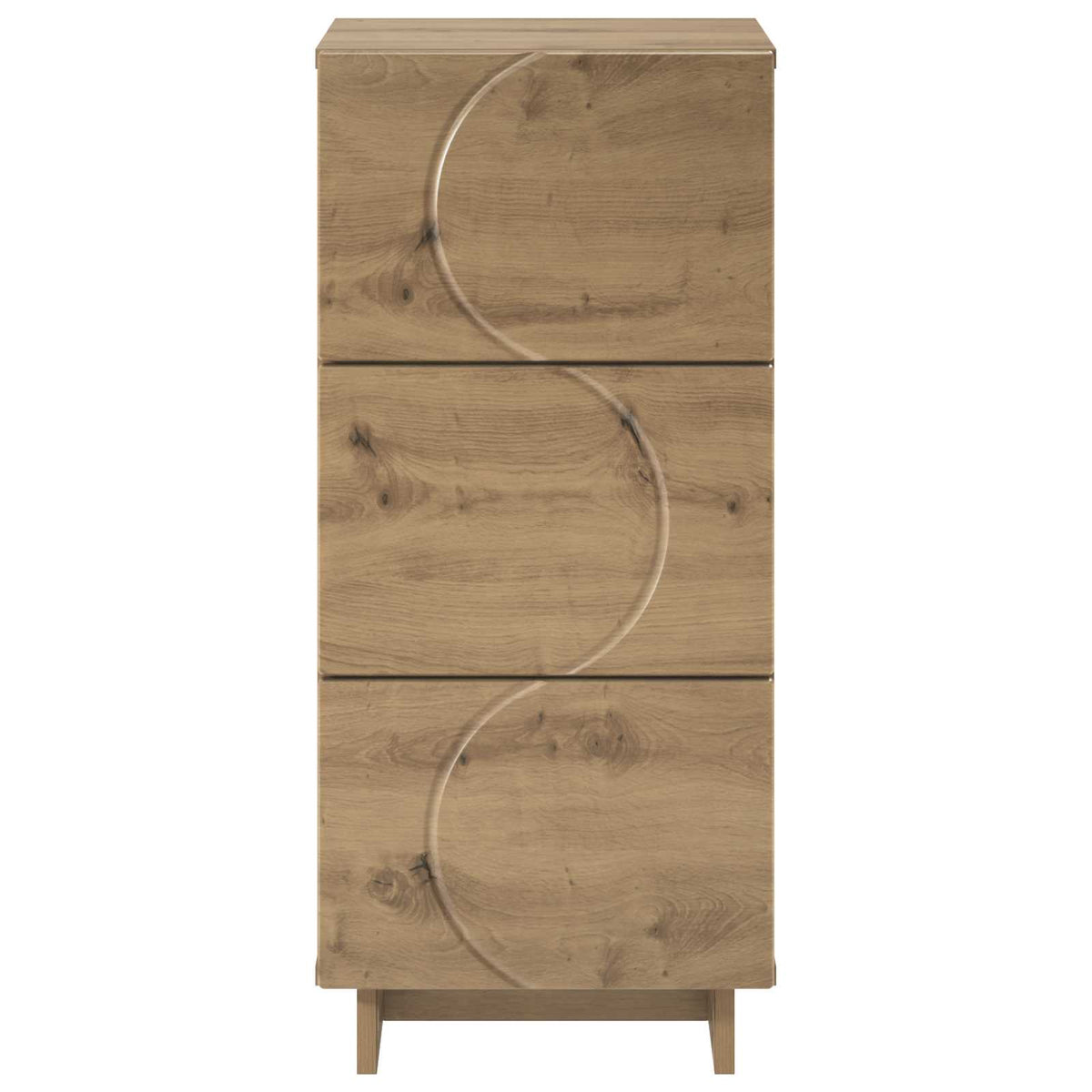 vidaXL Sideboard Artisan Oak 33.5 x 34.5 x 75 cm Engineered Wood 4
