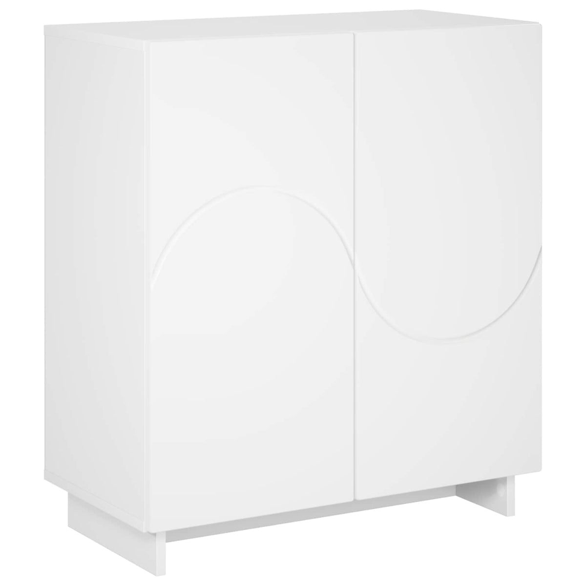 vidaXL Sideboard White 67 x 34.5 x 75 cm Engineered Wood 2