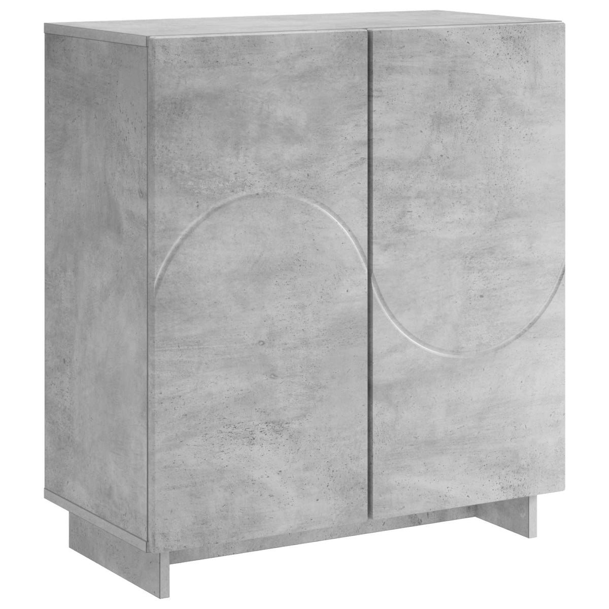 Sideboard 67 x 34.5 x 75 cm Engineered Wood Concrete grey