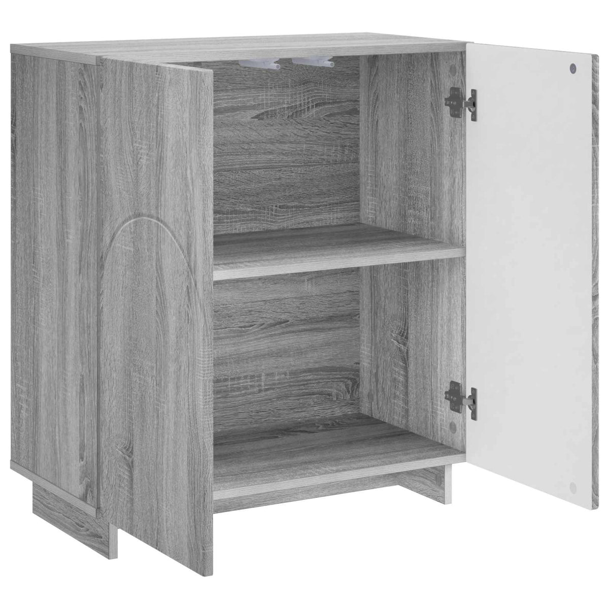 vidaXL Sideboard Grey Sonoma 67 x 34.5 x 75 cm Engineered Wood 3