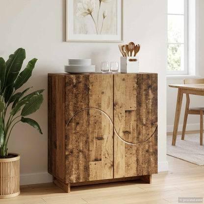 Sideboard 67 x 34.5 x 75 cm Engineered Wood Old wood