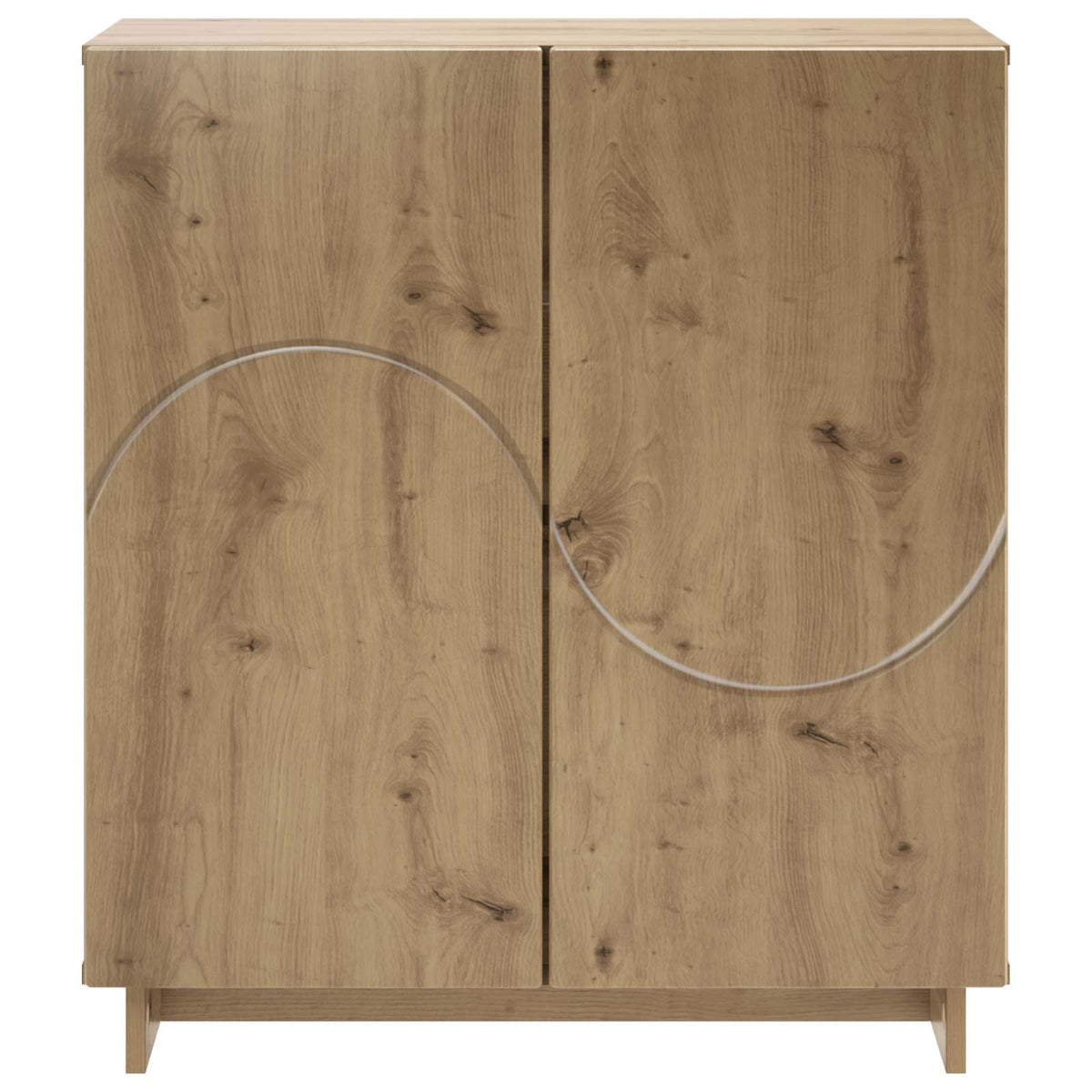 vidaXL Sideboard Artisan Oak 67 x 34.5 x 75 cm Engineered Wood 4