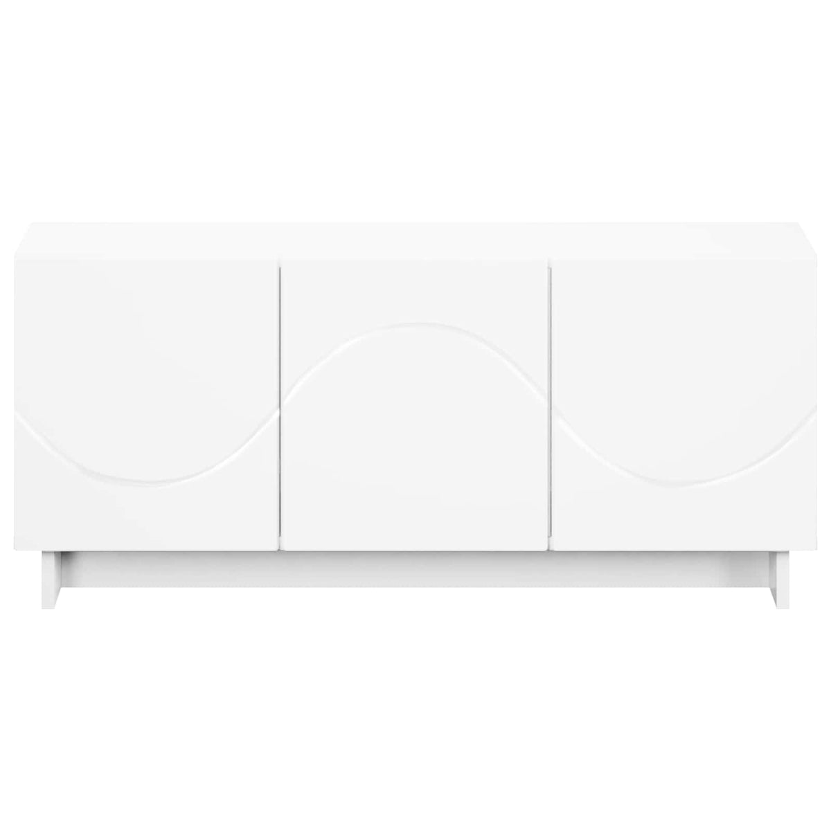 vidaXL TV Stand 90 x 34.5 x 40 cm White Engineered Wood 4