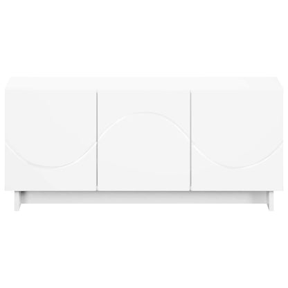 vidaXL TV Stand 90 x 34.5 x 40 cm White Engineered Wood 4
