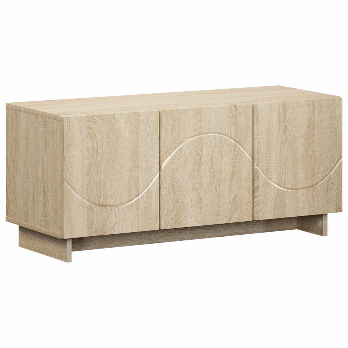 vidaXL TV Stand 90 x 34.5 x 40 cm Sonoma Oak Engineered Wood 2