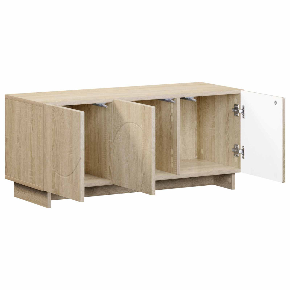 vidaXL TV Stand 90 x 34.5 x 40 cm Sonoma Oak Engineered Wood 3