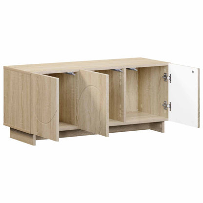 vidaXL TV Stand 90 x 34.5 x 40 cm Sonoma Oak Engineered Wood 3