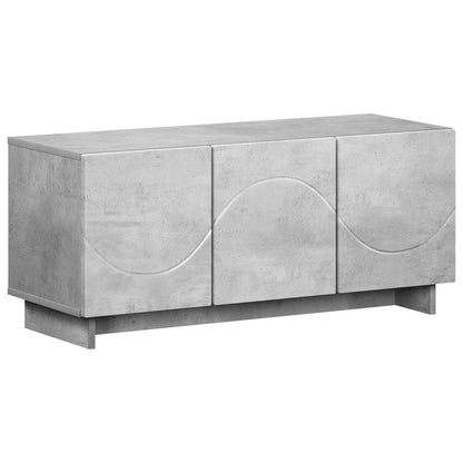 vidaXL TV Stand 90 x 34.5 x 40 cm Concrete Grey Engineered Wood 2
