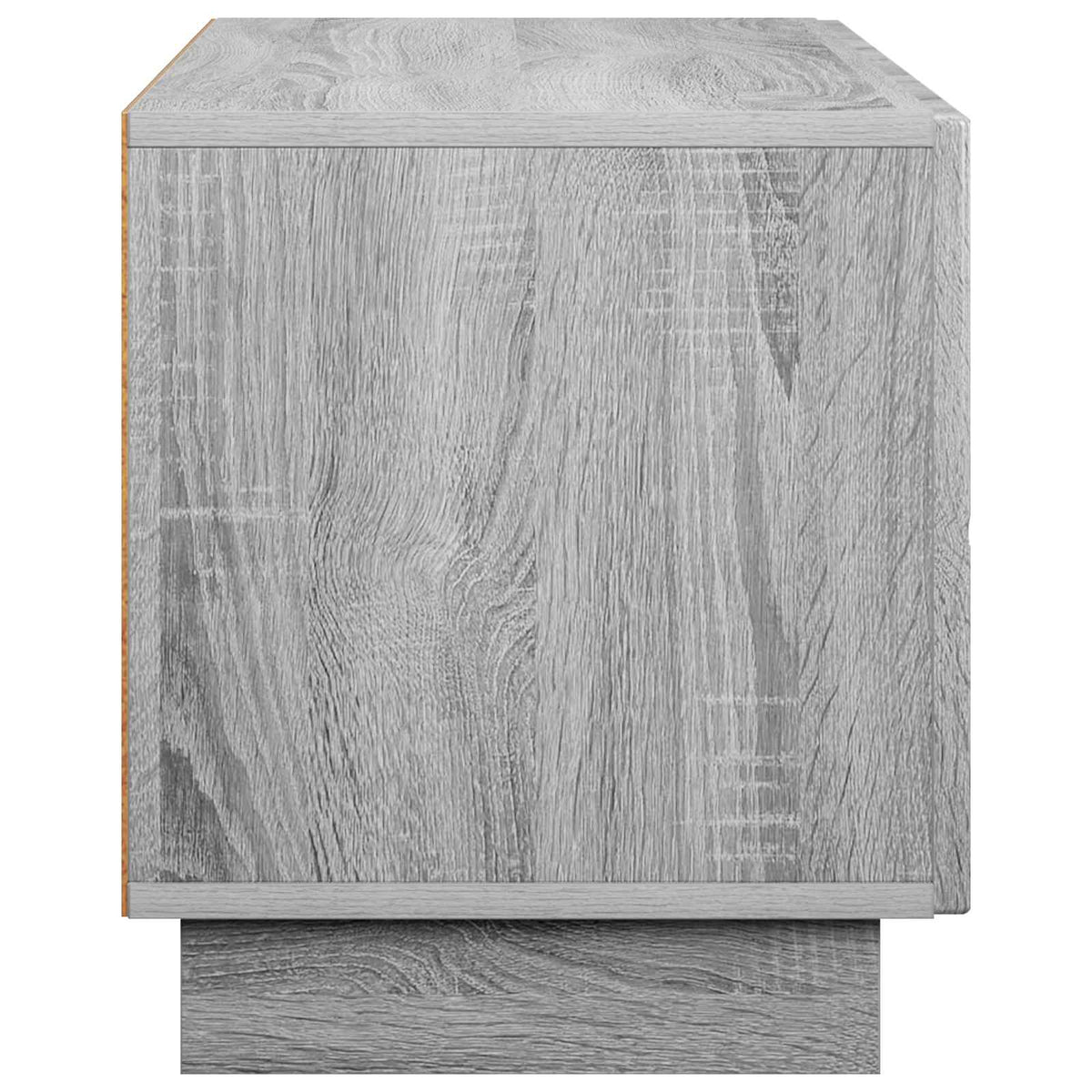 vidaXL TV Stand 90 x 34.5 x 40 cm Grey Sonoma Engineered Wood 5