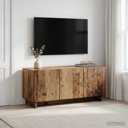 vidaXL TV Stand 90 x 34.5 x 40 cm Old Wood Engineered Wood 1