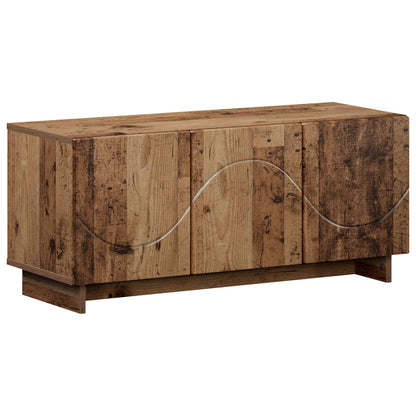 vidaXL TV Stand 90 x 34.5 x 40 cm Old Wood Engineered Wood 2