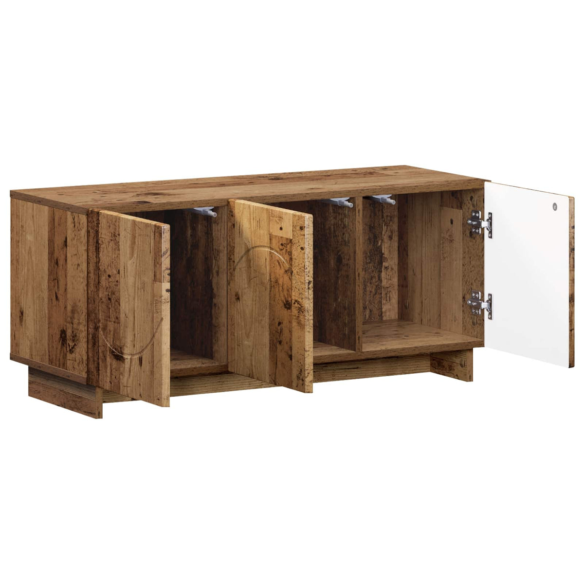 vidaXL TV Stand 90 x 34.5 x 40 cm Old Wood Engineered Wood 3
