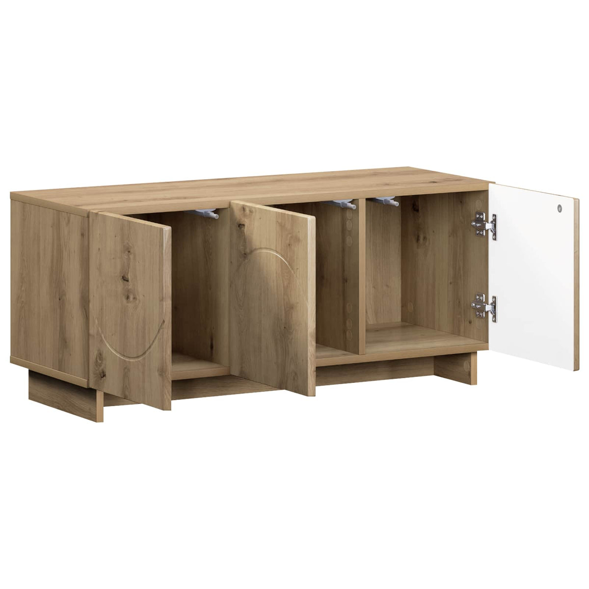 vidaXL TV Stand 90 x 34.5 x 40 cm Artisan Oak Engineered Wood 3
