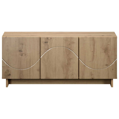 vidaXL TV Stand 90 x 34.5 x 40 cm Artisan Oak Engineered Wood 4