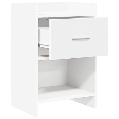 vidaXL Bedside Tables 2 pcs White 40 x 30 x 60 cm Engineered Wood 3