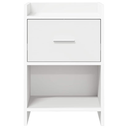 vidaXL Bedside Tables 2 pcs White 40 x 30 x 60 cm Engineered Wood 4