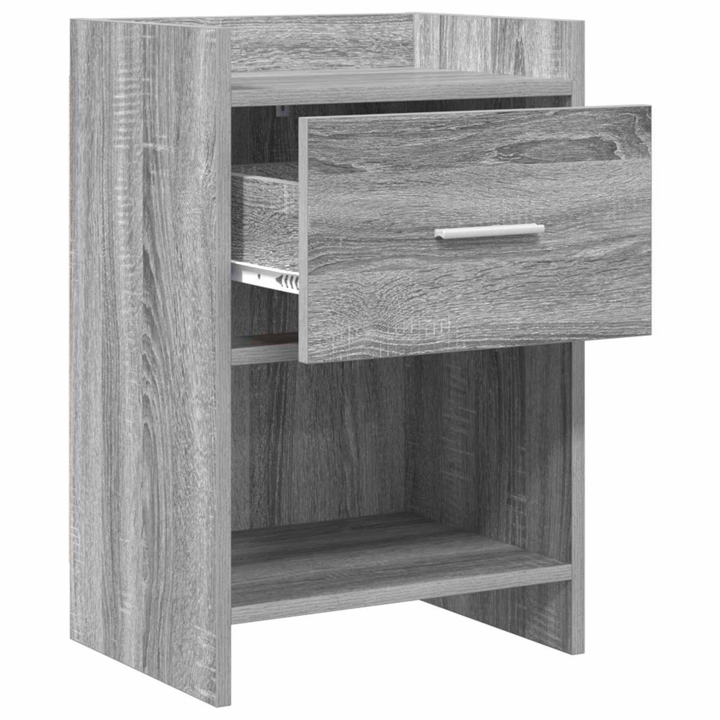vidaXL Bedside Tables 2 pcs Grey Sonoma 40 x 30 x 60 cm 3