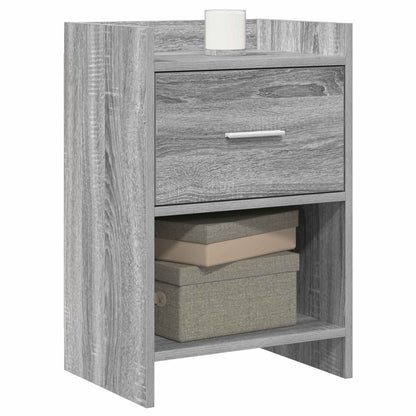 vidaXL Bedside Tables 2 pcs Grey Sonoma 40 x 30 x 60 cm 2