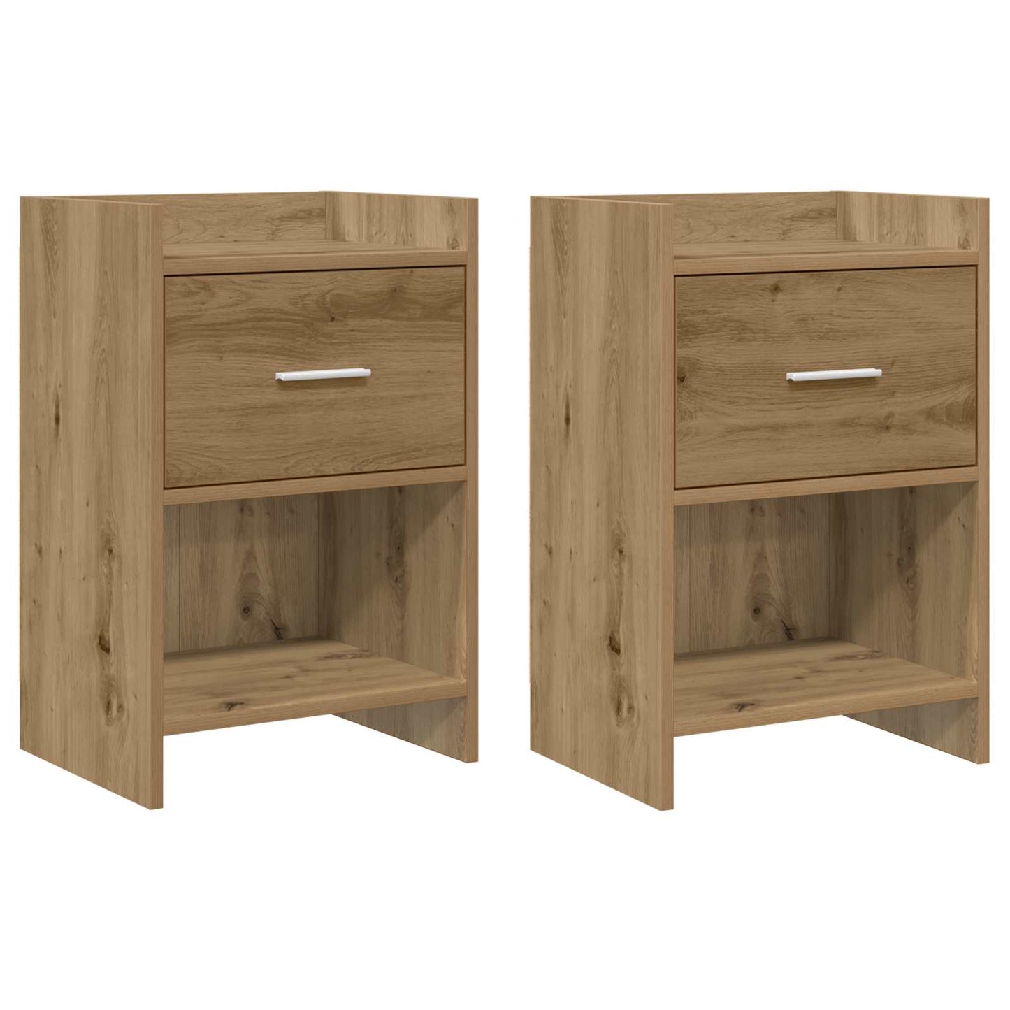 vidaXL Bedside Tables 2 pcs Artisan Oak 40 x 30 x 60 cm 1