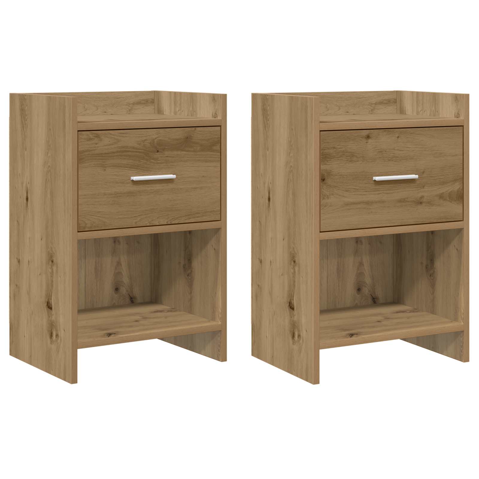 vidaXL Bedside Tables 2 pcs Artisan Oak 40 x 30 x 60 cm 1