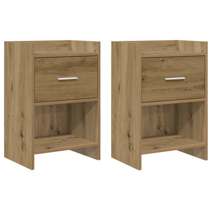 vidaXL Bedside Tables 2 pcs Artisan Oak 40 x 30 x 60 cm 1