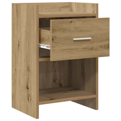 vidaXL Bedside Tables 2 pcs Artisan Oak 40 x 30 x 60 cm 3